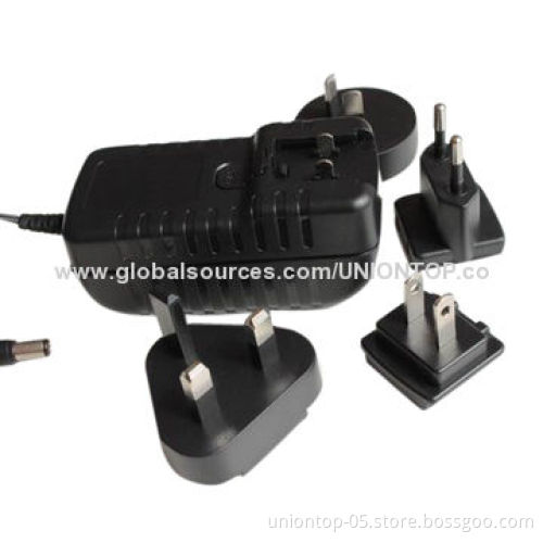 14.5V 2.06A interchangeable power adapter with EU/AU/US/UK plugs